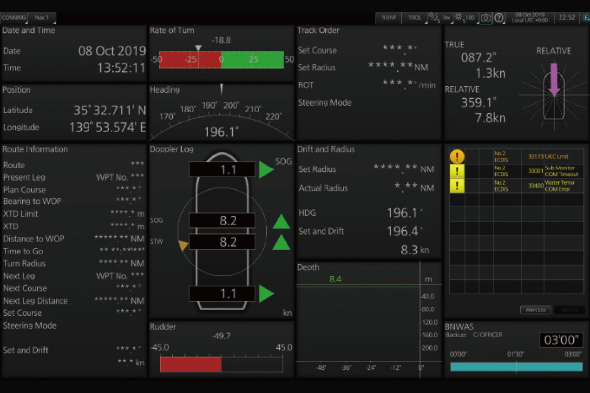 Conning Information Display
