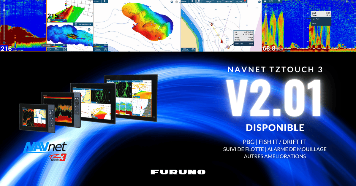 Nouvelle version de logiciel V2.01 NavNet TZtouch 3 disponible